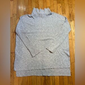 Gray Turtleneck Sweater #649